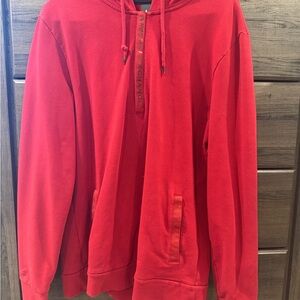 Armani Exchange Bold Red Hoodie
